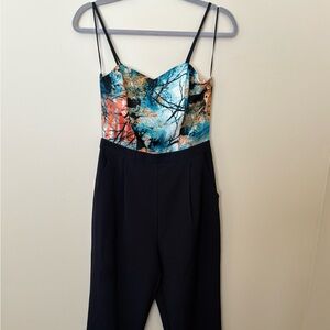 Abstract Print Jumpsuit
